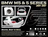BassForms BF5SERIES 2004 and Up 5 Series Sedan 1-Inch - 10-Inch Right Side Enclosure