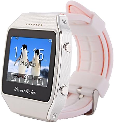 LeFun Neo Bluetooth GPS Smart Watch Wristwatch Phone Mate for Android and IOS Iphone(Partial Functions) Smartphone (white)
