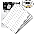 JC Labels 9,000 Address Labels, 2-5/8