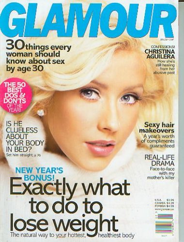 Glamour Magazine January 2007 - Christina Aguilera
