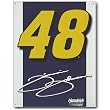 Nostalgic Nascar Tin Sign : Jimmie Johnson Signature Lowes # 48