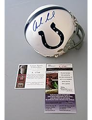 Collectibles: Andrew Luck Indianapolis Colts Signed Riddell Mini Helmet AUTO JSA COA
