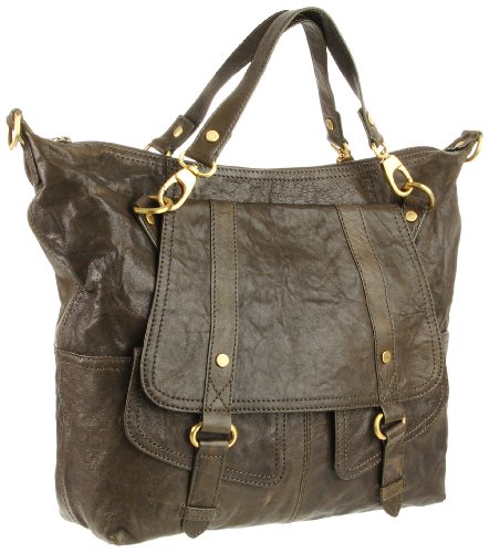 Andrew Marc Handbags Undercover 40443 Tote,Brushed Rifle Green,One Size