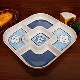 University of North Carolina Go Green Eco Bamboo 5-Section Server