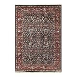 Nejad Rugs Signature Traditional 6 x 9 Tabriz Navy/Burgundy Area Rug
