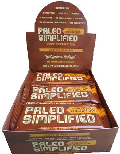 Paleo Energy Bar, Paleo Simplified, Pecan Pie Perfection (3 Pack)