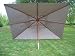 Sonnenschirm Schirm Marktschirm 3x3 3m X 3m eckig Taupe/Grau