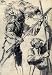 A4 10x8 Photo Gloss Print Menzel Adolphe Study Of A Male Three Views