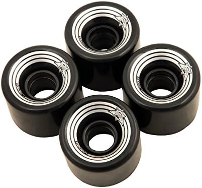 UGIN Set of 4Pcs Pro Skateboard Wheels 60mm x 45mm Black