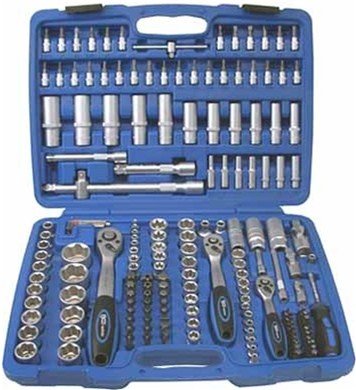 Produkt-Bild: Steckschl&uuml;sselsatz 1/4" + 3/8" + 1/2", 171-tlg.