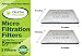 2 Double Layer Kenmore CF1 Sears Progressive Allergen Foam Filters; Fits Kenmore Progressive & Whispertone; Replaces Kenmore Part # CF1, CF-1, 20-86883, 86883, 2086883, 4370616, 8175084, 20-40321, 2040321, 40321, Ultracare Kenmore 610461 filters, Panasonic MCV9568, AC37KAKTZ000
