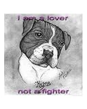 I am A Lover Animals Giclee Poster Print by Leah Jaarveth, 8x10