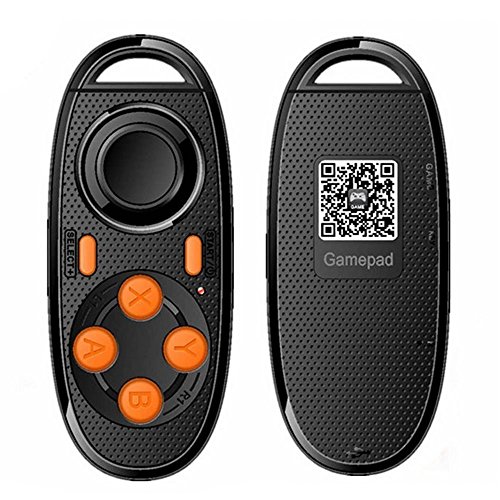 Jozabova Mini Bluetooth Remote Controller Wireless Gamepad Mobile Phone Game Controller For VR Glasses Supports Android 4.0&IOS 7.0 Above PC Games for iPhone 6 /iPad /Samsung S7 Jozabova Mini Bluetooth Remote Controller Wireless Gamepad Mobile Phone Game Controller For VR Glasses Supports Android 4.0&IOS 7.0 Above PC Games for iPhone 6 /iPad /Samsung S7