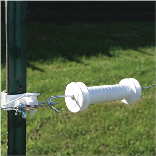 Zareba WTPGK10 TPost Gate Kit, White Hardware Home Fencing Fencing Posts
