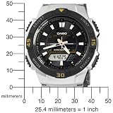 Casio Men's AQS800WD-1EV Slim Solar Multi-Function Analog-Digital Watch