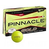 Pinnacle Gold Golf Ball New - Yellow 15 Pack