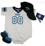 NFL Carolina Panthers 3 Piece Onesie Creeper Size 3-6 Months By Reebok