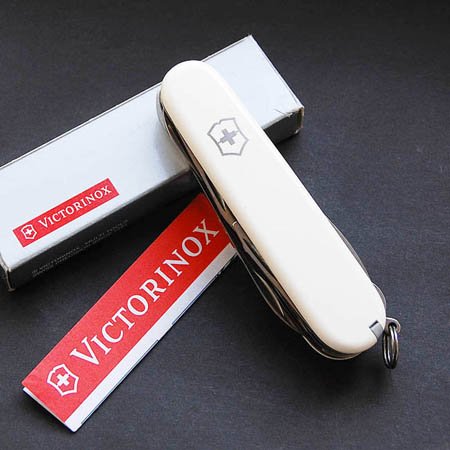 Victorinox Couteau d'Officier Suisse, HUNTSMAN, BLANC, (10016)