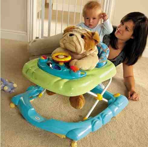 Tippitoes Baby Walker (Blue/Green)