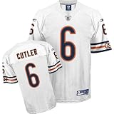Mens Chicago Bears #6 Jay Cutler Road Premier Jersey - L
