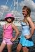 Platypus UV50+ tankini with boy leg milkshake stripe