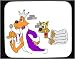 Decorated Mouse Pad with animals, lion, stray, subject, king, dog