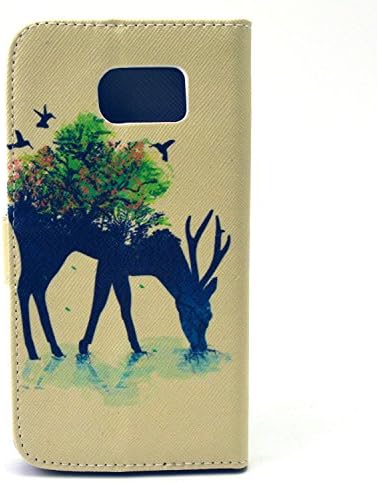 S6 Case, Pu Leather Wallet Stand Case Cover for Samsung Galaxy S6 (BAx)
