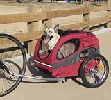 Track’r HoundAbout Pet Bicycle Trailer for Dogs – MED up to 50lbs