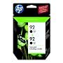 Hewlett Packard HP-92 Twinpack Inkjet Print Cartridges (C9512FN#140) Black