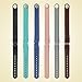 Fitbit Alta Accessory Band, Boomdealer Genuine Leather Wrist Band Strap For Fitbit Alta Activity and Sleep Tracker (Available in 2 Sizes, 6 Colors)