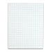 TOPS Quadrille Pad, 8.5 x 11 Inches, 4 Squares per Inch, Medium Weight, 50 Sheets, White, (33140)