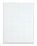 TOPS Quadrille Pad, 8.5 x 11 Inches, 4 Squares per Inch, Medium Weight, 50 Sheets, White, (33140)