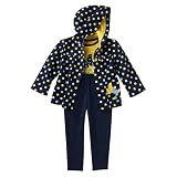 Infant Girls' JUST ONE YOU Made by Carters &Acirc;&reg; 3pc Navy/Yellow Butterfly/Dots Cardigan Set24M