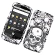 HTC Google Nexus One Snap-On Protector Rubberized Hard Cover "Skullerific" Design