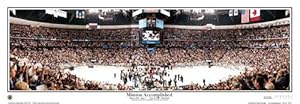 NHL Colorado Avalanche June 9, 2001 Stanley Cup Champs Mission Accomplished - 13.5x39 Panoramic Poster with Black Metal Frame #4010