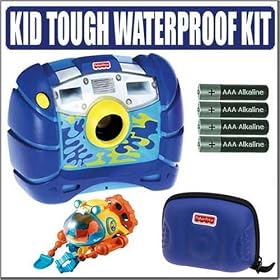 Fisher Price Kid Tough Waterproof Digital Camera Blue Plus Accessory Outfit Fisher Price Kid Tough Waterproof Digital Camera Blue Plus Accessory Outfit