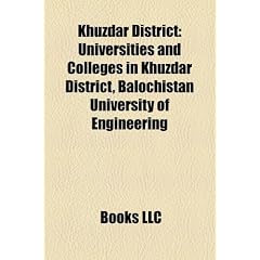 Khuzdar District: Universities and Colleges in Khuzdar District, Balochistan University of Engineering
