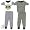 Batman Gray Set of Two Cotton Pajamas for Boys