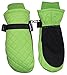 N'Ice Caps Unisex Adults Quilted Thinsulate and Waterproof Ski Mittens