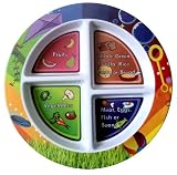 Fresh Baby 4 Section Childrens Plate, English
