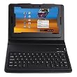 Folio Leather Case with Built-in Bluetooth Keyboard For Blackberry Playbook