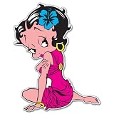 Betty Boop Charming Betty car bumper sticker 3" x 5"