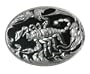 Pewter Belt Buckle - Scorpion (Diamond Cut) - Pewter Belt Buckle