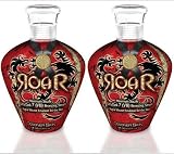 NEW 2008 ROAR HOT ACTION TANNING LOTION BY DESIGNER SKIN - LOT OF 2