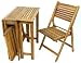 Ivena International IVN00057 Saigon Table and Char Set