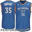 Adidas Oklahoma City Thunder Kevin Durant Youth (Sizes 8-20) Revolution 30 Replica Road Jersey