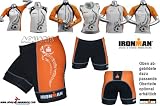 Damen & Herren Running Short Tight Ironman Multi Padded Tri-Short Tattoo II SZRT - 