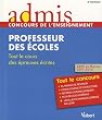 Concours Professeur des �coles - Tout le cours de �preuves �crites - Admis - Tout le concours