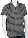 Nautica Jeans Mens Short Sleeve Space Dyed Stripe Polo