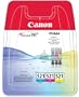 Canon CLI 521 Color Multipack Cartouche d'encre d'origine Jaune, Cyan, magenta